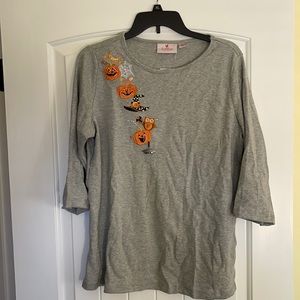 NWT Quacker Factory by Jeanne Bice Halloween sweatshirt with embellishments